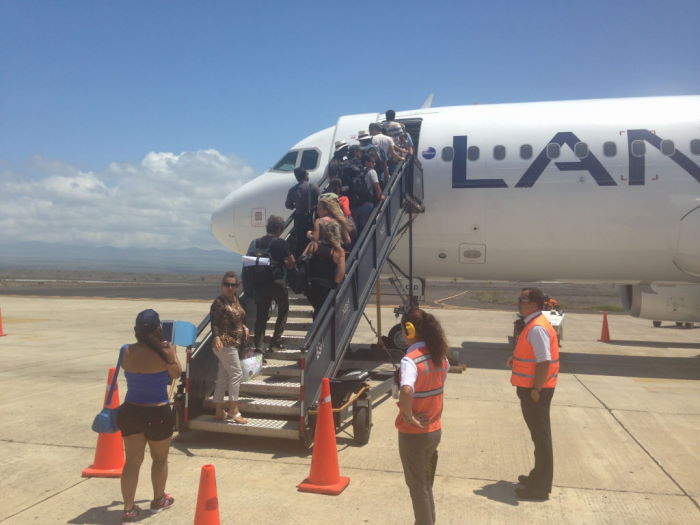 aeropuerto baltra galápagos LAN