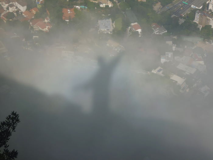 Rio de Janeiro Corcovado Cristo Redentor Schattenwurf
