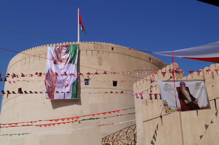 Oman, Nizwa, Fort, Sultan Qaboos, National Day